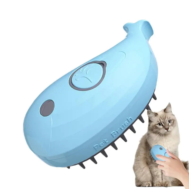 Cat Dog Steamy Brush Pet Comb Steamy Cat Brush with Water Spray Electric Sprays Massage Combs Pet Grooming tool for Shedding