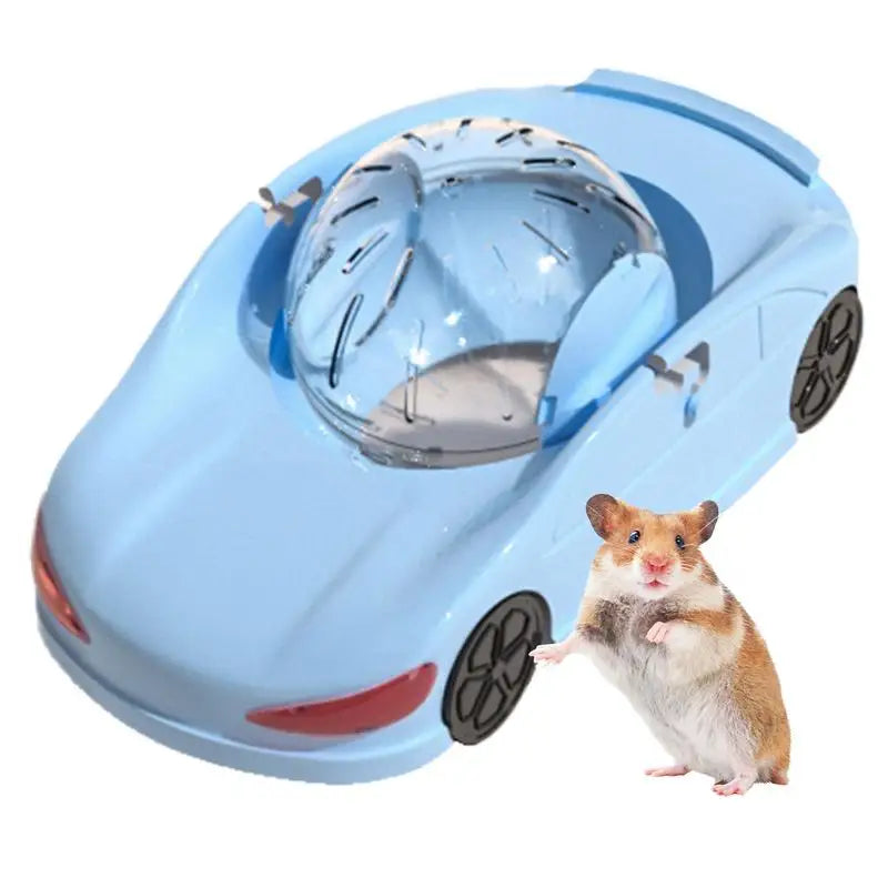 Hamster Running Exercise Wheel Silent Fitness Wheel Toy Vehicle Hamster Running Exercise Wheel Car Shape Cage Accessories