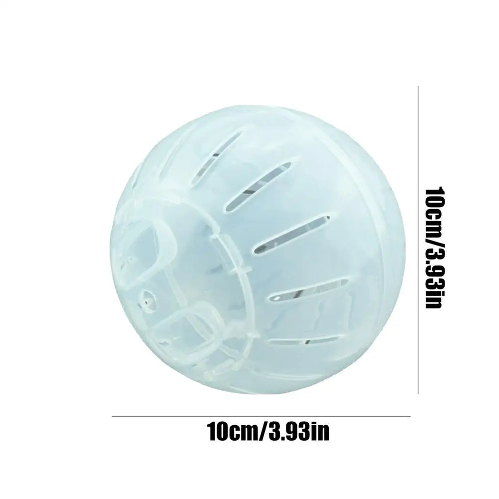 Hamster Exercise Ball Hamster Running Wheel With Traction Rope Transparent Hamster Running Ball Wheel Pet Supplies Training Tool