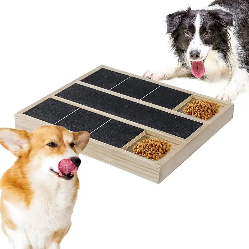 Pet Nail Scratcher Board Nail Trim Pad Dog Puppy Treat Scratching Boards Built in Treat Box Nail Trim Pad Pet Grooming Accessory