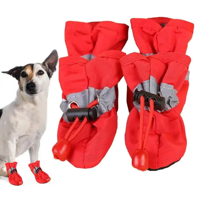 Waterproof Dog Shoes Waterproof Pet Dogs Shoes Puppy Dog Pet Booties Waterproof Anti Slip Dog Paw Protector Pet Paw Accessories